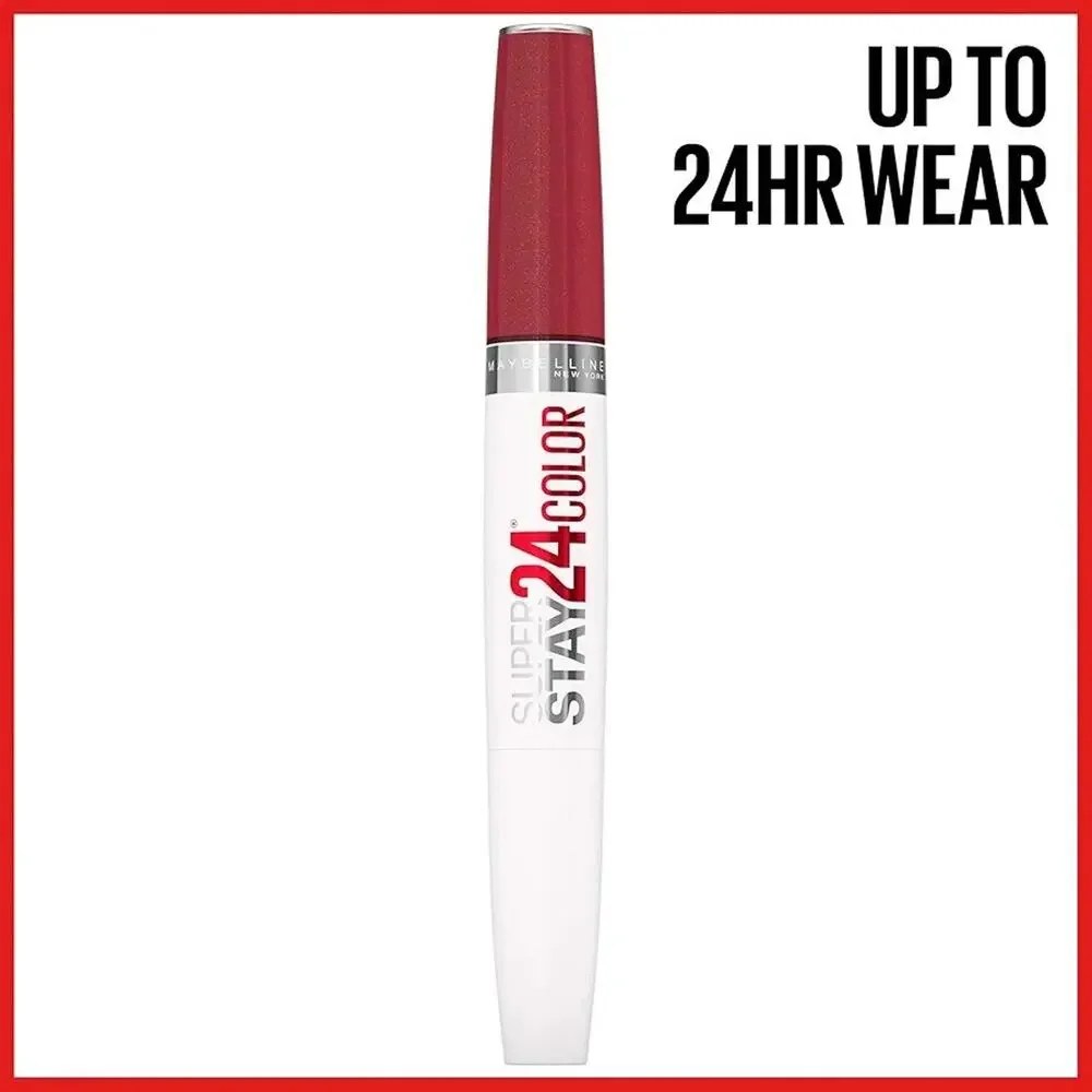 Maybelline Super Stay 24, 2-Step Liquid Lipstick Makeup 930 City Ablaze